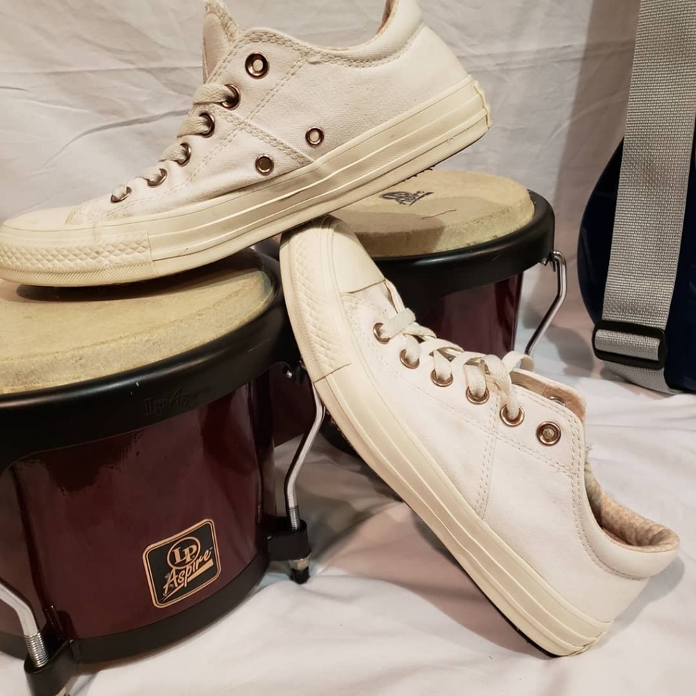 Pure White Converse Allstars